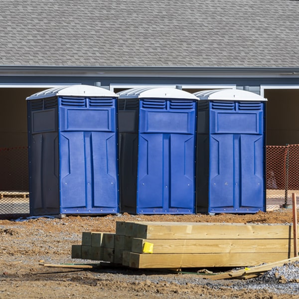 how often are the portable toilets cleaned and serviced during a rental period in Spring Valley Nevada